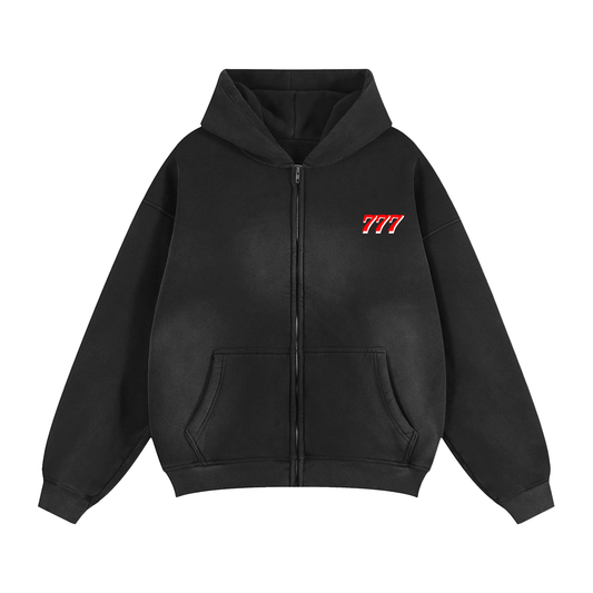 Lucky Number 7 Zip-Up
